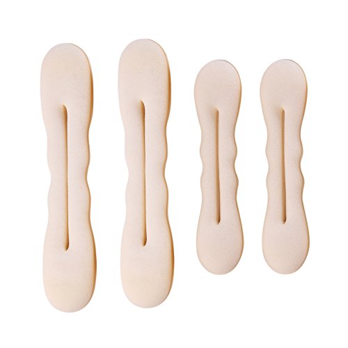 Blonde Hair Bun Maker Strong Holder Hair Sponge Upgraded Version 4 Magic Beauty Hair Hairstyle Foam Sponge Donut Maker Ponytail Bun Twister Tie 2 Large and 2 Small (Beige) Blonde Hair Bun Maker Strong Holder Hair Sponge Upgraded Version 4 Magic Beauty Hair Hairstyle Foam Sponge Donut Maker Ponytail Bun Twister Tie 2 Large and 2 Small (Beige)