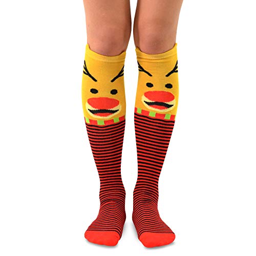 TeeHee Special (Holiday) Women Knee High 9-Pairs Socks with Gift Box (Christmas)
