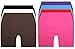 Basico Girls Dance Bike Shorts for sports play or under skirts, (Pack of 6)