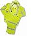 West Chester 4033 XL Hi Vis Rain Suit Class 3, XL, Lime