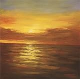 The Perfect Effect Canvas Of Oil Painting 'The Brilliance Of The Sunset' ,size: 12x12 Inch / 30x31 Cm ,this Cheap But High Quality Art Decorative Art Decorative Prints On Canvas Is Fit For Foyer Gallery Art And Home Decoration And Gifts