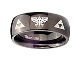 The Legend of Zelda Titanium Triforce Costume Ring Black (8)
