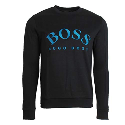 Hugo Boss Slim-fit Sweatshirt Salbo with Curved Logo 50410278 002