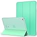 MoKo iPad Mini 4 Case - Slim Lightweight Shell Stand Cover with Translucent Frosted Back Protector for Apple iPad Mini 4 7.9 inch 2015 Release Tablet, Mint GREEN (with Auto Wake/Sleep)