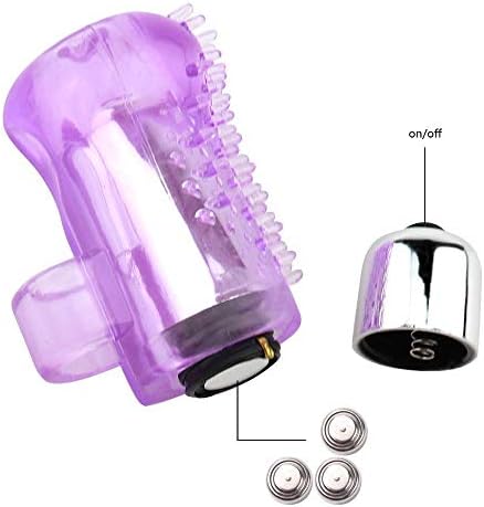 kaige Silicone finger vibration sleeve ring Crystal Vibrator G-point stimulator flirting Products