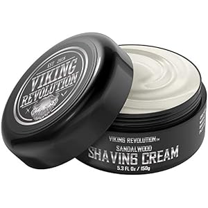 Luxury Shaving Cream for Men- Sandalwood Scent – Soft, Smooth & Silky Shaving Soap – Rich Lather for the Smoothest Shave…