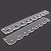 Dolovemk Pro Acrylic Cosmetic Brushes Organizers Case Holder 10 Holes for 10Pcs Oval Makeup Brushes