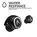 Base Jump True Wireless Earbuds Headphones: 32+ Hours, Bluetooth 5, Sport Small Fit, Charging Case. Deep Bass Sound Headset, Noise Canceling Earphones for Android Samsung & iPhone (Black)
