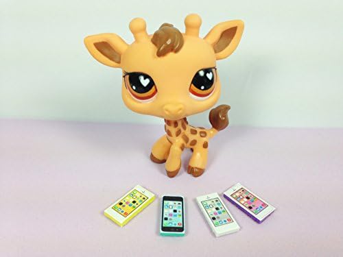 LPS Littlest Pet Shop 4 Accessories Lot Set 4 Phones PET NOT INCLUDED
