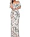 KILIG Women's Sleeveless Casual Pattern Pockets Maxi Long Dress