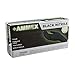 AMMEX Black Nitrile Exam Gloves, Case of 1000, 3 Mil, Size Medium, Latex Free, Powder Free, Textured, Disposable, Non-Sterile, Food Safe, ABNPF44100