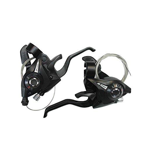 ZIGLY Bicycle Brake 3 Speed Mountain Road Cycling Disc Brakes Levers 3 X 7 Speed Shifter