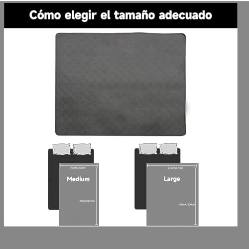 Kammoy Funda Impermeable para Cama, Mascotas, tapete para Gato, tapete Entrenador para Perro, Antideslizante, para sofá, Silla, Cama, Protector de Muebles (67 * 78 Inch)