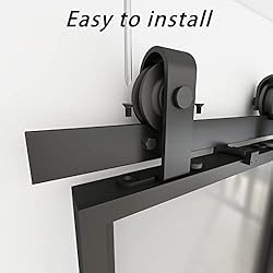 JUBEST 36in x 84in Double Barn Door with Hardware