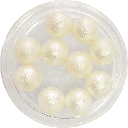 Amazon 球体コットンパール 6mm 10粒 丸ケース入り インパクトのあるネイル用球体コットンパール Princessnail パール 通販