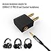 COWIN Airline Flight Adapters Headphones, Stereo Audio Headphone Jack Adapter