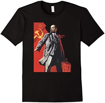 Mens Lenin Forever Soviet Union USSR Russia Retro Vintage Jersey  2XL Black