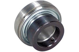 Bailey SA Series Bearing Insert - Radial Insert Ball Bearing for High Speed Applications - Ball Bearing Steel Insert - Spherical OD Eccentric Collar - 1” ID, 2.0472” OD, Steel, 2.56 Ounces, 150854