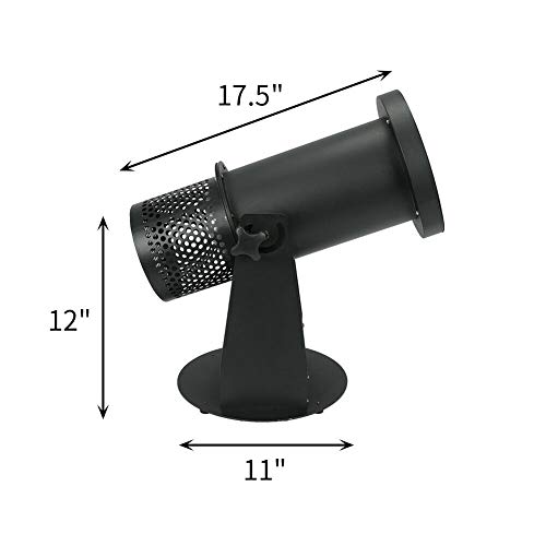 110V 1200W Manual/RC/DMX Control Professional DJ Confetti Launcher Machine With 12 LED Lights