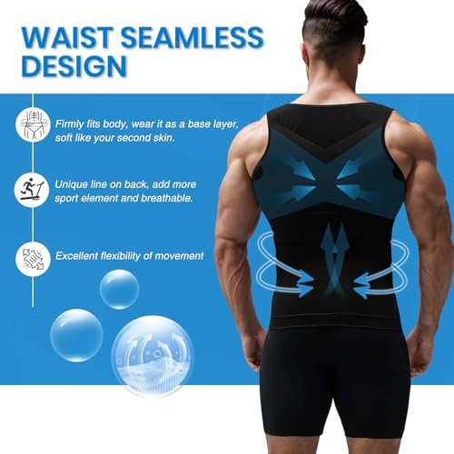 MEETWEE Men's Tank Top, Fitness Tank Top Gym T Shirt for Running Sports