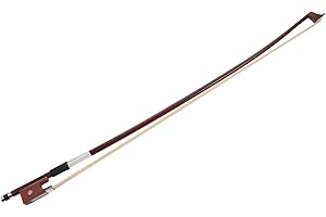 SHOWERORO Violin Bow Arbor Wood Bow with Horsehair for Practice Brown Quality Violin Bow for Beginners and Students