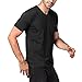 Lapasa Men's 2-PACK Tee Shirts Premium Cotton SHRINK RESISTANT V-Neck TAGLESS Short Sleeve T-shirt M06
