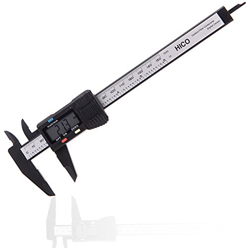 HICO Digital Caliper-Electronic measuring tool- -Range 0 - 150m/6 Inches/-with Inch/Millimeter easy Conversion-with Extra Large LCD Screen