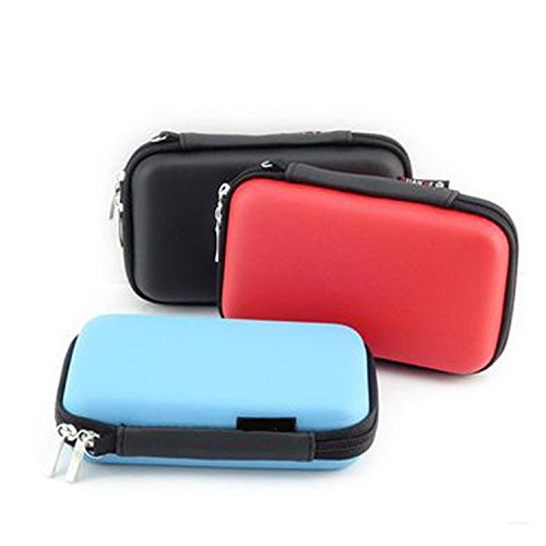 image for DW Electronics Travel Organizer Case, Pu Leather Hard Shell Carrying B