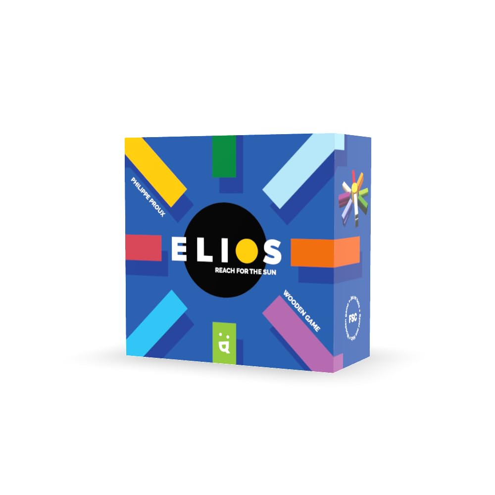 Helvetiq | Elios | Strategy Game | Ages 7+ | 2-4 Players | 15 Minutes Playing Time