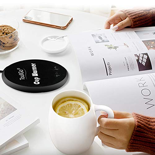 Coffee Warmer,Coffee Mug Warmer,Smart Coffee Warmer,Electric Beverage Warmer With Two Temperature Settings, Office/Home Use Electric Cup Beverage Plate,Water,Milk-Best Christmas present