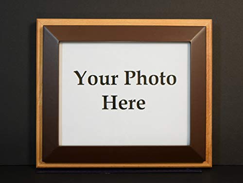 Concealment picture frame, hidden in plain sight, home defense compartment, hanging safe, gun stash, pistol wall mount storage, magnet brown