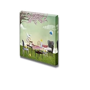 Canvas Prints Wall Art - Easter Party | Modern Wall Decor/Home Decoration Stretched Gallery Canvas Wrap Giclee Print. Ready to Hang - 12" x 12"