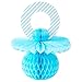 Blue Pacifier Baby Shower Centerpiece, Baby Boy Party Decor (7.9 x 11.2 In, 6Pk)
