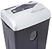 Amazon Basics 12-Sheet Cross Cut Paper, CD, and Credit Card Shredder, Black and Silver