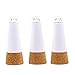 Exlight Creative LED Cork Bottle Light, USB Powered, Set of 3