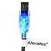 Aleratec USB 2.0 Type A Male to B Male 1:1 Braided Printer Cable w/LED 3-Pack