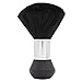 Queentools Waterproof Salon Nylon Cape, Barber Cape with Neck Duster for Hair Cutting, Black