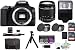 Canon EOS Rebel SL3 DSLR Camera Bundle + EF-S 18-55mm is STM Lens Kit, Black + 32GB & 64GB Memory Cards, Case, Tripod, 2X Telephoto Lens, 58mm Wide Angle Lens, and Complete Accessory Kitthumb 3