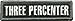 Three Percenter Tactical Morale Patch - Black by Gadsden and Culpeper