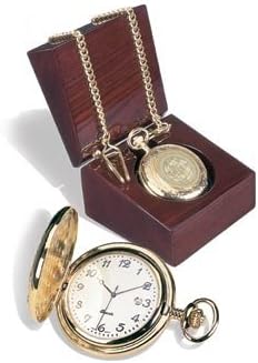 US Naval Academy - Men's 18K Pocket Watch w/ Presentation Box
