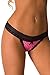 Velvet Kitten Pretty Forever Cute Thong 124325 Small Black/Pink