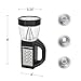 Wakeman LED Lantern with Flashlight and Panel Light - Lightweight and Battery-Powered Camping Lantern - Great for Hiking or Emergencies (Black)