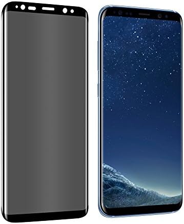 Galaxy S9 Plus Screen Protector Privacy Glass,DuoDeYuan HD Privacy Screen Protector Replacement For Galaxy S9 Plus,Anti Spy,Anti-Scratch,Bubble Free (Black)