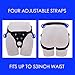 Harness & Strap-On Set, Wearable Sex Strap-on with 7.87 Inches Jelly Dildo, Adult Sex Toys for Female Masturbation and Lesbian