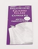 Backscratchers Extreme Glass Glaze Cuticle Fit Self-Adhesive Pre-Cut Fiberglass Wrap, 168 Count