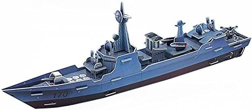 Speedmar Different Gifts to Your Babies Creative Educational 3D Puzzle Early Learning Shape Toy Fantastic Gifts For Kids(Lanzhou Battleship)