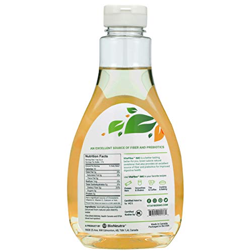 VitaFiber IMO Large Syrup - Sweet Prebiotic Fiber - Lower Calorie Sugar Alternative - 30 fl oz