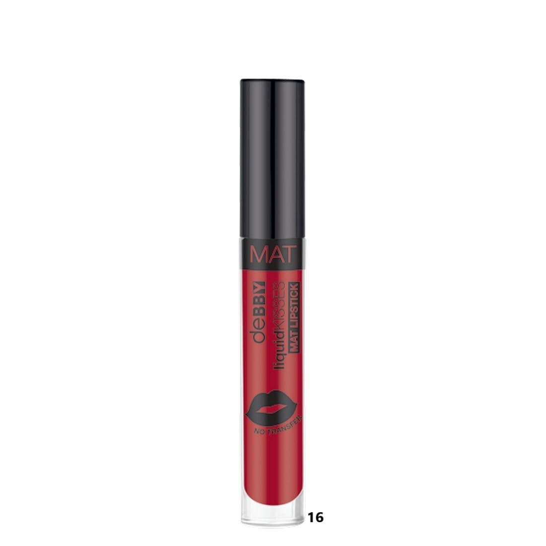 Debby Liquidkissed Mat Lipstick, 16 Flamenco Red