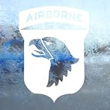 101st Airborne Screaming Eagles WWII White Decal White Sticker