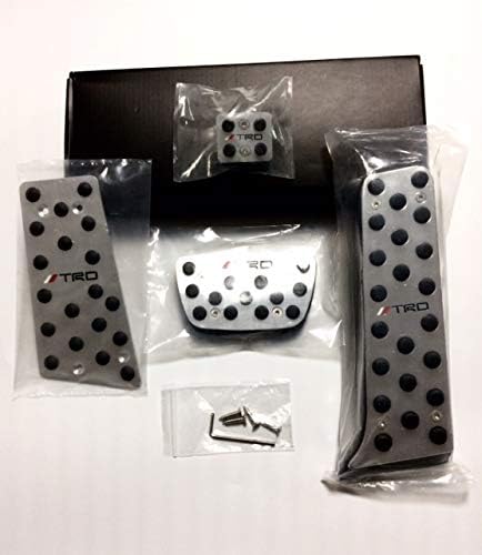 Amazon Baxcartec Trd アルミペダル Toyota トヨタ At用 はめ込み式 オルガン式 マークx クラウン 等に適合 車 バイク 車 バイク